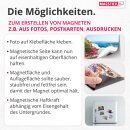 Magnet-Folie in 70 x 100 cm I selbstklebend, roh-braun I zum Basteln I für Foto Bild Motiv Stanzen Kühlschrank-Magnet Lehrer-in I diy I mag023