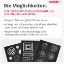 Magnet-Folie in 70 x 100 cm I selbstklebend, roh-braun I zum Basteln I für Foto Bild Motiv Stanzen Kühlschrank-Magnet Lehrer-in I diy I mag023