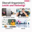 Magnet-Folie in 70 x 100 cm I selbstklebend, roh-braun I zum Basteln I für Foto Bild Motiv Stanzen Kühlschrank-Magnet Lehrer-in I diy I mag023