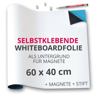 60 x 40 cm + Magnete + Stift