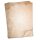 Briefpapier vintage Natur-Papier I DIN A4 I 50 Blatt