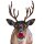 Rentier mit roter Nase