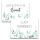 2er Set Schilder Hochzeit Eukalyptus DIN A3