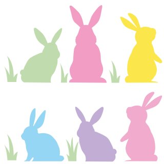 bunte Hasen XL