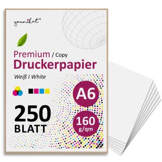 DIN A6/250 Blatt