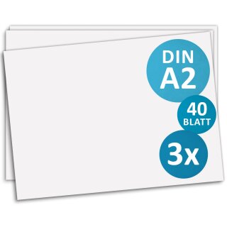3x A2 Blanko